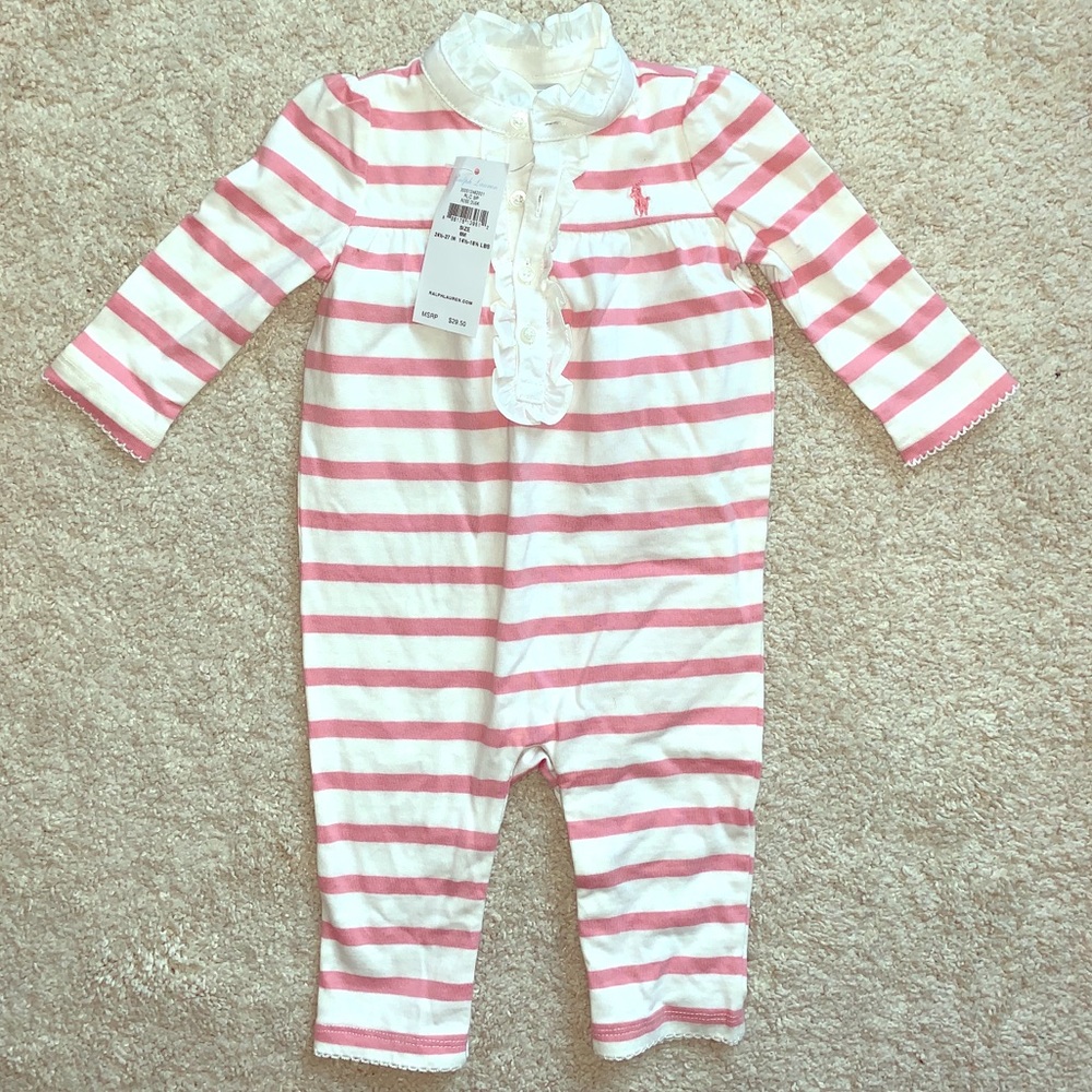 Ralph Lauren baby girl jumpsuit NWT 6mo